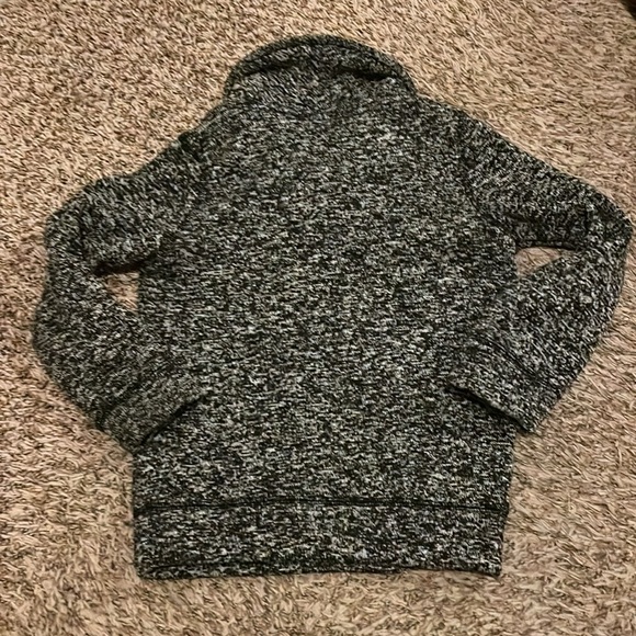 Sonoma Boys Supersoft Pullover Knit Sweater Gray Black Stretch Button Sz 6 - Picture 3 of 3